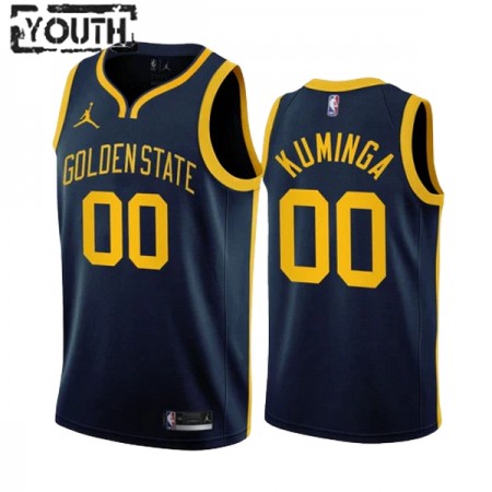 Golden State Warriors Jonathan Kuminga 00 Jordan 2022-23 Statement Edition Navy Lasten Pelipaidat Swingman